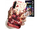 Custodia Per Xiaomi Note 8T - Orsacchiotti, Ti Amo, Cuori Molti Designs Case