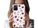 Custodia Per Xiaomi Note 12 4G - Zampe Di Cane Su Sfondo Bianco, Cane, Gatto, Orsacchiotto