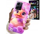 Custodia Per Xiaomi Note 12 4G - Anatra Carina, Anatra Su Sfondo Rosa