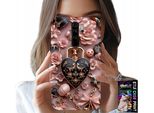 Custodia Per Xiaomi Note 8 Pro - Modelli Femminili Custodia A Cuore Con Lucchetto + Vetro
