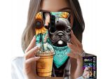 Custodia Per Xiaomi Note 8 Pro - Bulldog Coffi Love, Girasoli, Custodia Psi