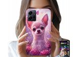Custodia Per Xiaomi Note 12 4G - Chihuahua Carino Su Sfondo Rosa Con Fiori