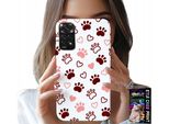 Custodia Per Xiaomi Note 11 Pro - Zampe Di Cane Su Sfondo Bianco, Cane, Gatto, Orsacchiotto