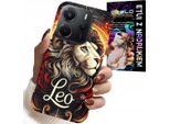 Custodia Per Xiaomi Note 14 4G - Leone, Segno Zodiacale Astronomico, Custodia + Vetro