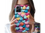 Custodia Per Xiaomi Note 12 4G - Cuori Colorati Personalizzabili