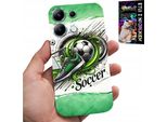 Custodia Per Xiaomi Note 14S - Calcio, Custodia Calcio + Vetro