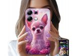 Custodia Per Xiaomi Note 13 Pro 5G - Chihuahua Carino Su Sfondo Rosa Con Fiori