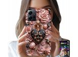 Custodia Per Xiaomi Note 12 4G - Modelli Femminili Custodia A Cuore Con Lucchetto + Vetro
