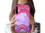 Custodia Per Xiaomi Note 8T - Ciambelle Dolci Con Glassa Sullo Sfondo + Vetro