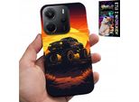 Custodia Per Xiaomi Note 14 4G - Monstertruck, Camion, Motivi + Vetro