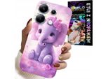 Custodia Per Xiaomi Note 13 4G - Elefante Carino Su Sfondo Rosa Custodia +Folio