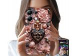 Custodia Per Xiaomi Note 13 Pro 4G - Modelli Femminili Custodia A Cuore Con Lucchetto + Vetro