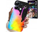 Custodia Per Xiaomi Note 13 Pro 4G - Modelli Colorati Arcobaleno, Vernice + Lamina