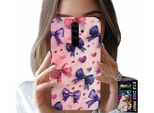 Custodia Per Xiaomi Note 8 Pro - Motivi A Nastro Colorati + Vetro