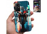 Custodia Per Xiaomi Note 12S 4G - Design Moto, Moto Monociclo + Vetro
