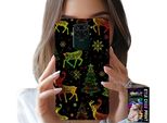 Custodia Per Xiaomi Note 9 - Renna, Fiocco Di Neve, Albero Di Natale + Vetro