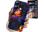 Custodia Per Xiaomi Note 13 4G - Modelli Astratti Colorati + Lamina