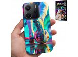 Custodia Per Xiaomi Note 14 4G - Giocatori Di Calcio + Vetro
