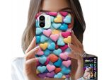 Custodia Per Xiaomi Redmi A2 - Cuori Colorati Personalizzabili