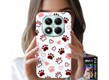 Custodia Per Xiaomi Note 14 Pro 5G - Zampe Di Cane Su Sfondo Bianco, Cane, Gatto, Orsacchiotto