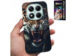 Custodia Per Xiaomi Note 14 Pro 5G - Zaino Con Motivi Animali Safari Tigre Leone