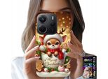 Custodia Per Xiaomi Note 14 4G - Dolce Renna Con Motivo Natalizio