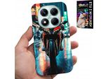 Custodia Per Xiaomi Note 14 Pro+ 5G - Motocicletta, Motocicletta Monociclo Design + Vetro