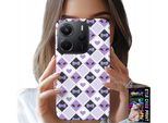 Custodia Per Xiaomi Note 14 4G - Modne Serca Kokardki Kokarda + SzkłO