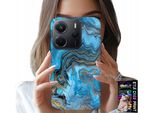Custodia Per Xiaomi Note 14 4G - Custodia Con Motivi Marmorizzati + Foil