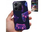 Custodia Per Xiaomi Note 14 4G - Custodia Per Giocatori, Modelli Di Gioco + Vetro