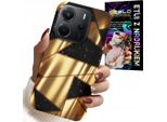 Custodia Per Xiaomi Note 14 4G - Design Elegante Oro + Hydro Foil
