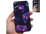 Custodia Per Xiaomi Note 14S - Custodia Per Giocatori, Modelli Di Gioco + Vetro