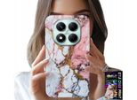 Custodia Per Xiaomi Note 14 Pro+ 5G - Marmo Bianco Rosa, Motivi In Pietra