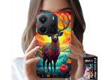 Custodia Per Xiaomi Note 14 4G - Modelli Colorati Cervi Alci Animali Della Foresta