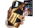 Custodia Per Xiaomi Redmi A2 - Design Elegante Dorato + Hydro Foil