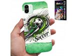 Custodia Per Xiaomi Redmi A1 - Calcio, Custodia Calcio + Vetro