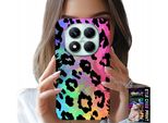 Custodia Per Xiaomi Note 14 Pro 5G - Pantera Arcobaleno Colorato Retro Vetro