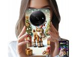 Custodia Per Xiaomi Redmi A3 - Renna, Motivi Natalizi + Vetro