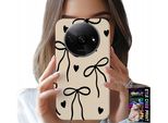 Custodia Per Xiaomi Redmi A3 - Cocards Nastro Beige Modelli Alla Moda
