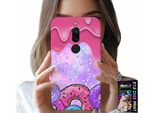 Custodia Per Xiaomi Redmi 8 - Ciambelle Dolci Con Glassa Sullo Sfondo + Vetro