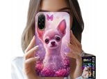 Custodia Per Xiaomi Poco X7 Pro 5G - Dolce Chihuahua Su Sfondo Rosa Con Fiori