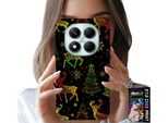 Custodia Per Xiaomi Note 14 Pro 5G - Renna, Fiocco Di Neve, Albero Di Natale + Vetro