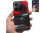 Custodia Per Xiaomi Note 14 4G - Auto Sportive, Ventaglio Auto + Vetro