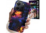 Custodia Per Xiaomi Note 14 4G - Modelli Colorati Astratti + Foil