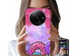 Custodia Per Xiaomi Redmi A3 - Ciambelle Dolci Con Glassa Sullo Sfondo + Vetro