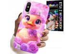 Custodia Per Xiaomi Redmi 9A - Anatra Carina, Anatra Su Sfondo Rosa