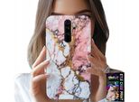 Custodia Per Xiaomi Redmi 9 - Marmo Rosa E Bianco, Motivi In Pietra