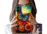Custodia Per Xiaomi Poco C65 - Farfalle Fiori Rose Custodia