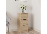 Vidaxl Credenza Rovere Sonoma 30X30X70 Cm Materiale A Base Di Legno