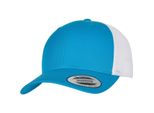 Flexfit Retro Trucker Snapback Cap - Turchese/Bianco